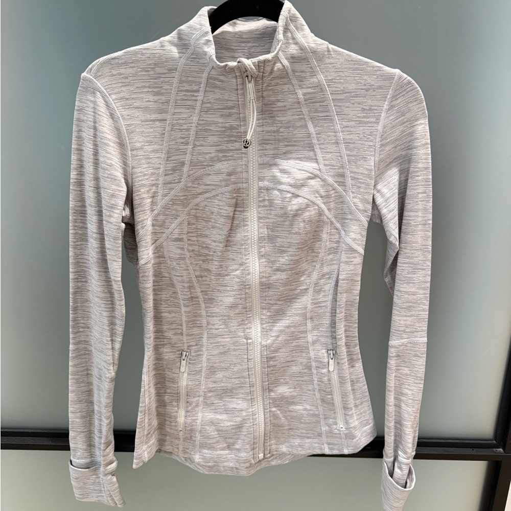 lululemon athletica Light Gray Utility Jacket